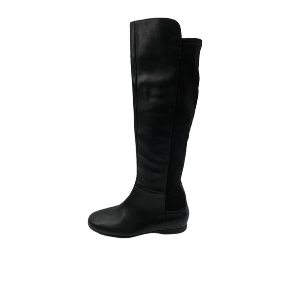Enzo Angiolini Black Zeric Tall Knee High Stretch Boots Size 6 1/2 Women's - Picture 5 of 11